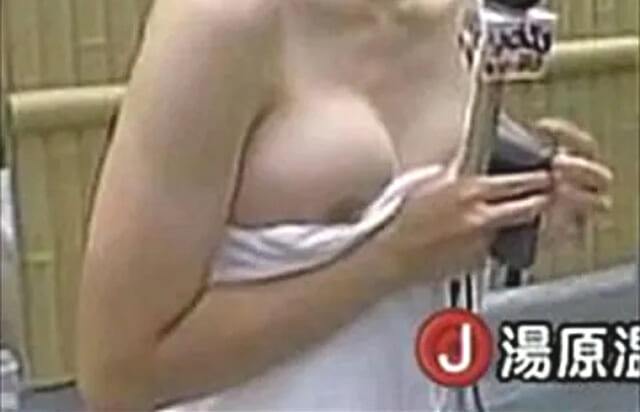 【動画あり】tvで美女の乳首が丸出しになる放送事故ww ポッカキット 7013