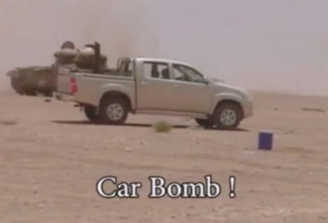 【閲覧注意】ISIS自爆テロの標的にされた男の目線カメラ映像、怖すぎる・・・