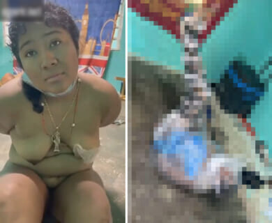 【閲覧注意】この全裸女性。今からメキシコの麻薬カルテルにやられる事がヤバイ…（動画あり）