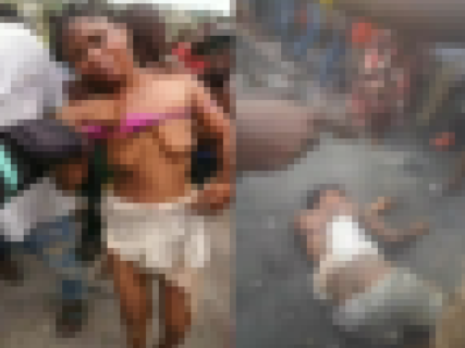 【閲覧注意】アフリカで子供を誘拐した女、裸にされ、今から ”お楽しみの時間” が始まる…（動画）