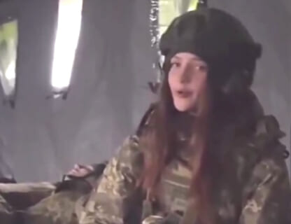 【レ●プ動画あり】ウクライナの戦場にいる女兵士、1人だけめっちゃ可愛い子がいると話題に